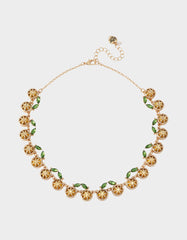 LEMON COLLAR NECKLACE YELLOW