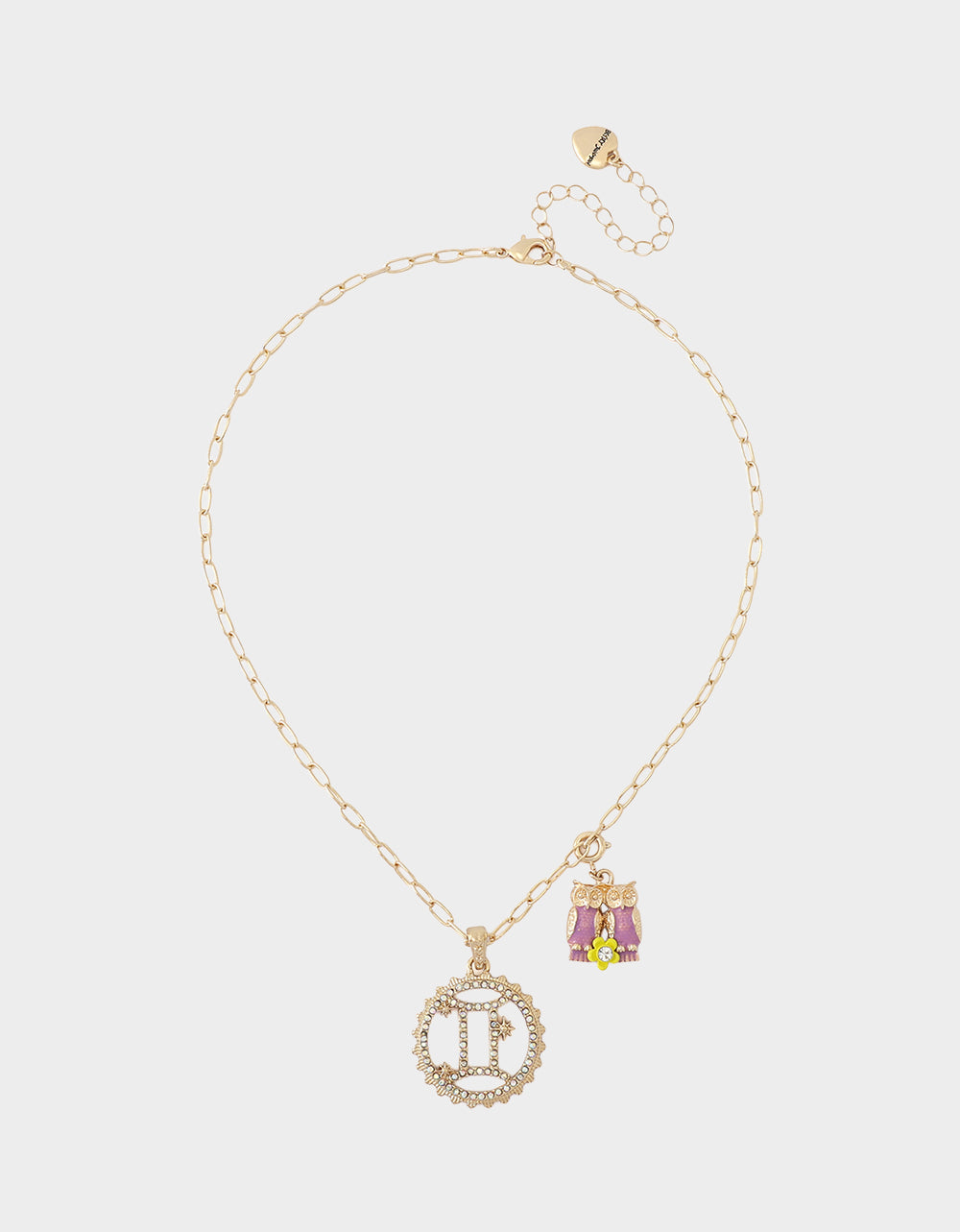 GEMINI CHARM PENDANT LIGHT PINK