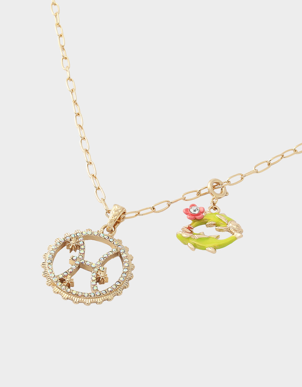 PISCES CHARM PENDANT YELLOW