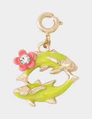 PISCES CHARM PENDANT YELLOW