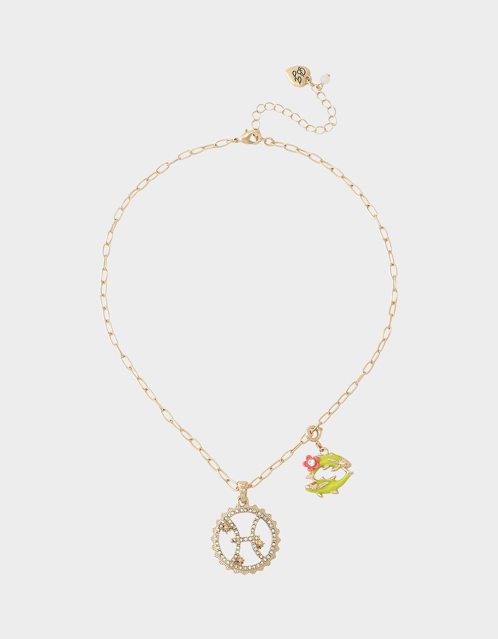 PISCES CHARM PENDANT YELLOW