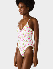 JUICY CHERRY ONE PIECE SWIMSUIT PINK MULTI