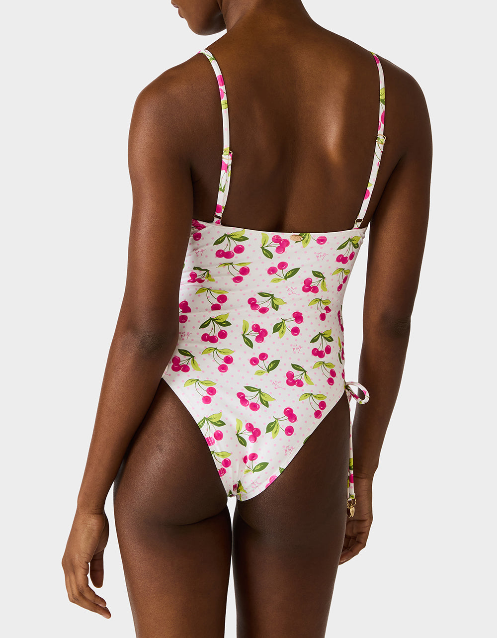 JUICY CHERRY ONE PIECE SWIMSUIT PINK MULTI