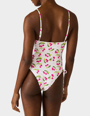 JUICY CHERRY ONE PIECE SWIMSUIT PINK MULTI