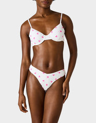 MINI BOWS BIKINI SET WHITE