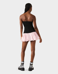 BETSEY'S BOW DRESS BLACK MULTI