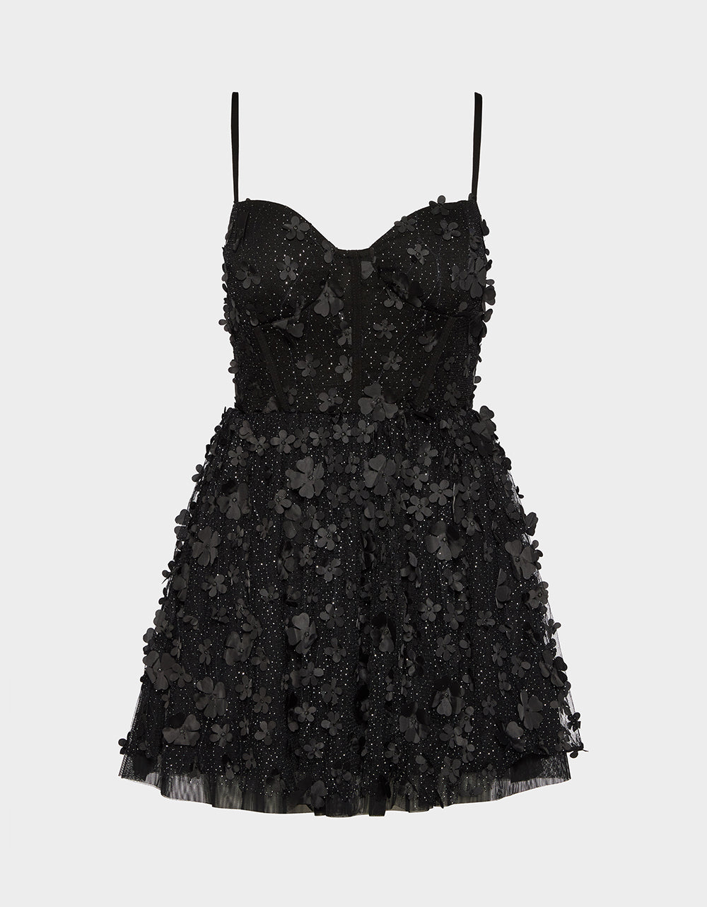 MIDNIGHT BLOOM DRESS BLACK