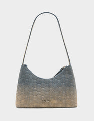 HEADLINER DEBOSS SHOULDER BAG DENIM